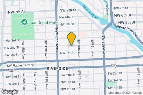 Map Image of the Property - 1050 NW 2nd Street