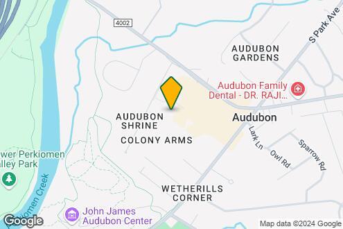 Map Image of the Property - Audubon Court Apartments