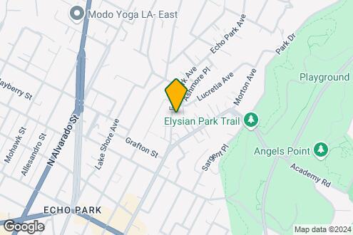 Map Image of the Property - EC1 - 1650 Echo Park Apartments