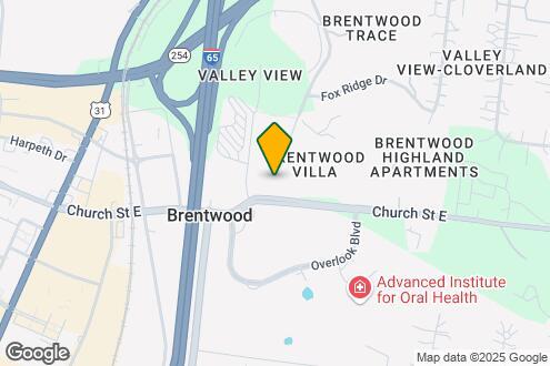 Map Image of the Property - Furnished Studio - Brentwood