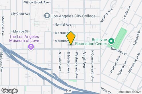 Map Image of the Property - 4071 Melrose Avenue, LLC