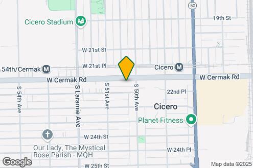 Map Image of the Property - 5011 W Cermak Rd