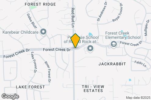 Map Image of the Property - 2500 Forest Creek Dr