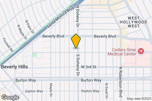 Map Image of the Property - 115 Doheny Apartments