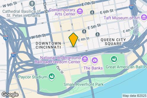 Map Image of the Property - CBD Cincinnati Apartments