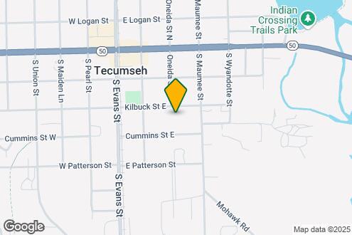 Map Image of the Property - Tecumseh Apartments