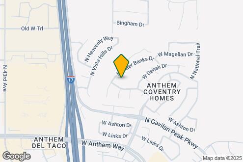 Map Image of the Property - 43014 N Hudson Ct