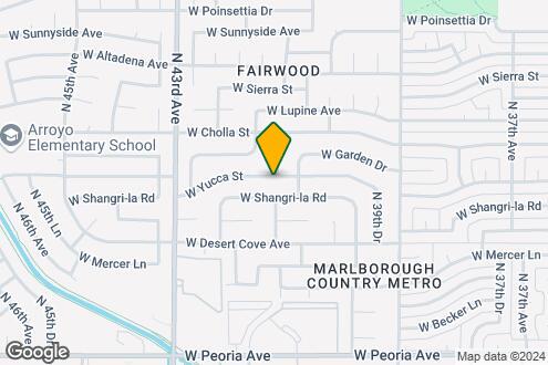 Map Image of the Property - 4101 W Yucca St