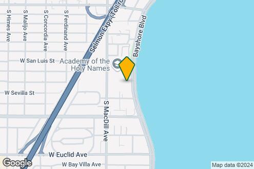 Map Image of the Property - 3325 Bayshore Blvd