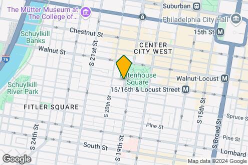 Map Image of the Property - 224 W Rittenhouse Square Unit 1702