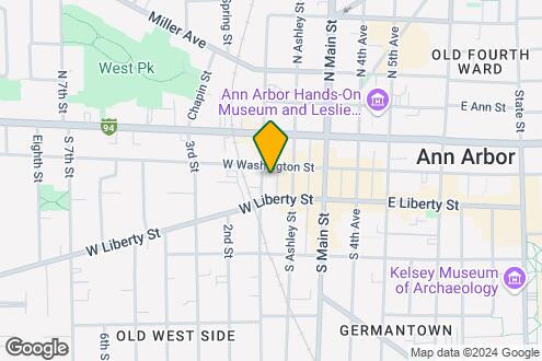 Map Image of the Property - Ann Arbor City Club