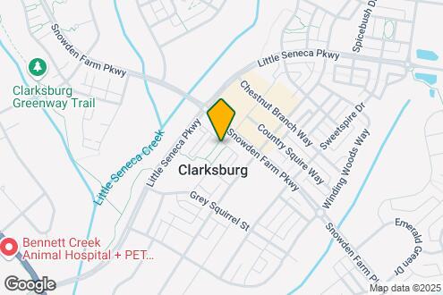 Imagen del Mapa de la Propiedad - The Elms at Clarksburg Village