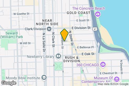 Map Image of the Property - 1111 N. Dearborn St.