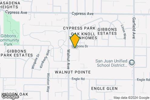 Map Image of the Property - Walnut Garden Apartments