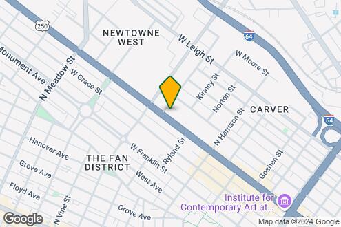 Map Image of the Property - 1318 W. Broad St.