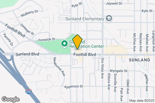 Map Image of the Property - 8541 Foothill Blvd