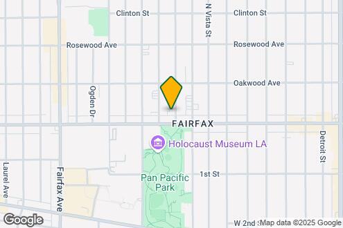 Map Image of the Property - 315 N Sierra Bonita Ave