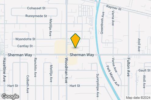 Map Image of the Property - Sherman Way Apartments