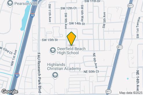 Imagen del Mapa de la Propiedad - Deerfield Beach Apartments