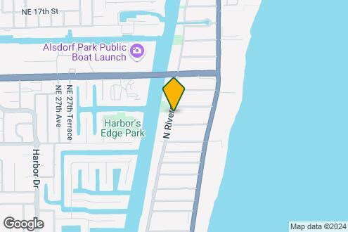 Map Image of the Property - 1110 N Riverside Dr