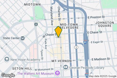 Map Image of the Property - 1014-1018 N Charles St