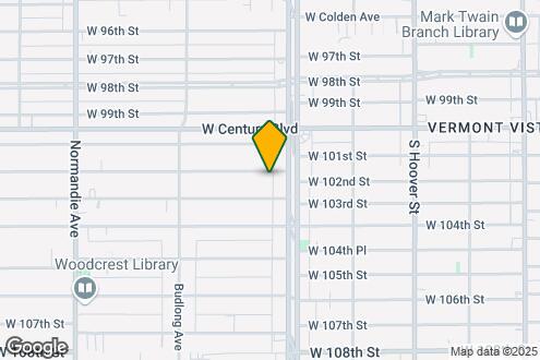 Map Image of the Property - 1016 W 102nd St