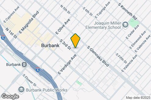 Map Image of the Property - 301 East Verdugo Ave