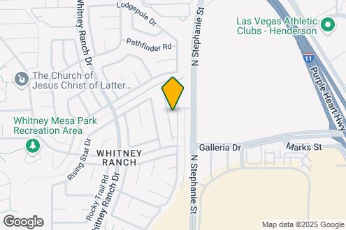 Map Image of the Property - 855 N Stephanie St