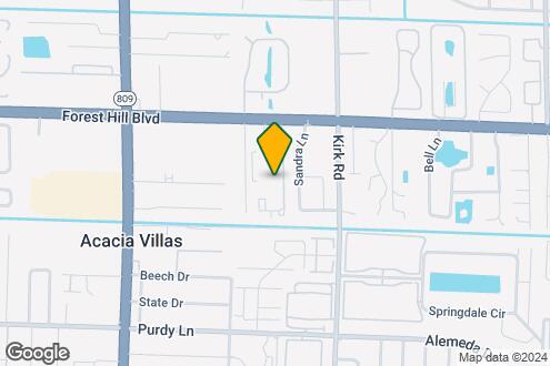 Map Image of the Property - Palm Springs Apartments