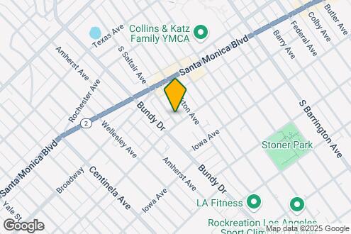 Map Image of the Property - 1560 S. Saltair Ave. Los Angeles, CA. 90025