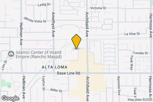 Map Image of the Property - Heritage Park Alta Loma 55+