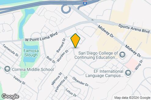 Map Image of the Property - The Summit at Point Loma