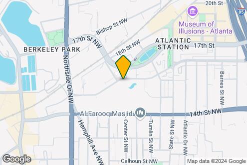 Map Image of the Property - The Flats at Atlantic Station Student Housing