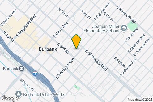 Map Image of the Property - 345 East Verdugo Ave