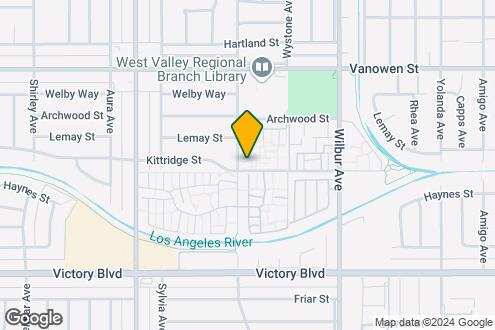 Map Image of the Property - Reseda Village Green