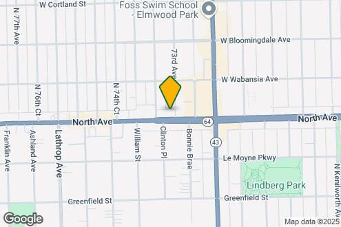 Map Image of the Property - 7300 W North Ave