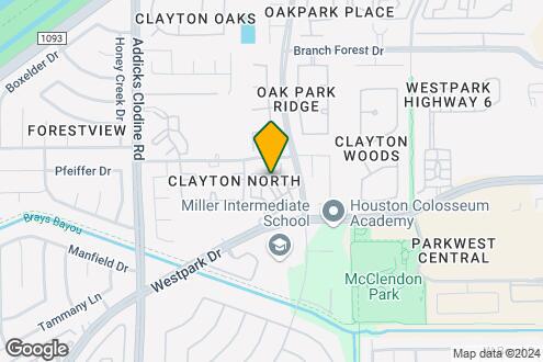 Map Image of the Property - City Parc II at West Oaks Apartments