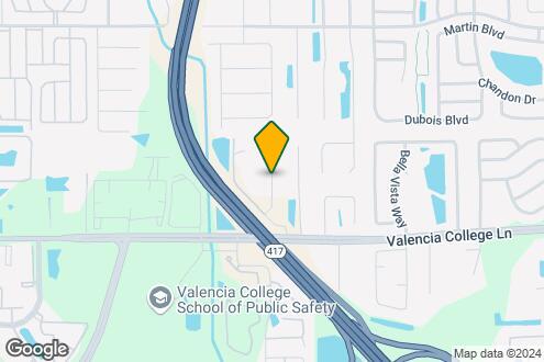 Map Image of the Property - Valencia Isle - East Orlando