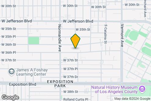 Map Image of the Property - 1321 W. 36th Pl.