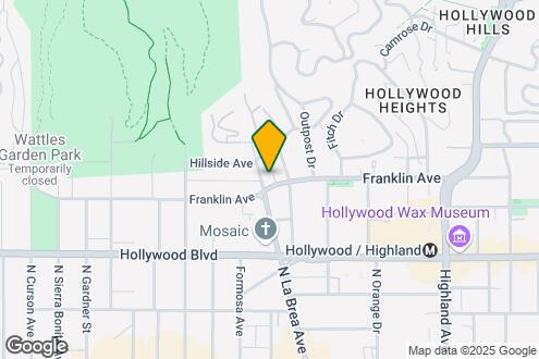 Map Image of the Property - 1800 North La Brea Ave