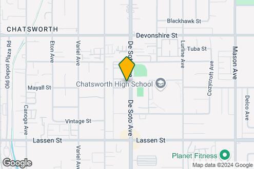 Map Image of the Property - Chatsworth Plaza Apartments