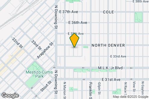 Map Image of the Property - Light-filled Cole Victorian home near RiNo...