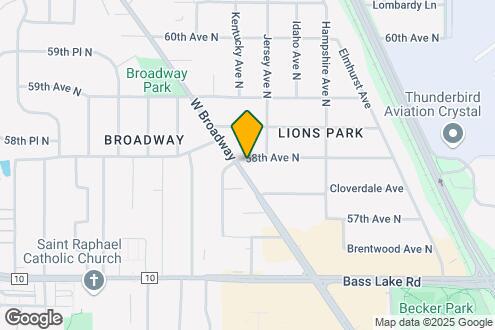 Map Image of the Property - 5762 W Broadway