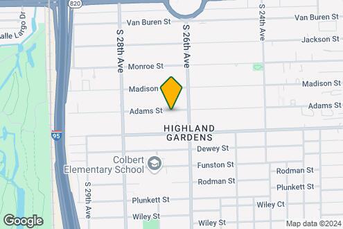 Map Image of the Property - 2620 Adams St