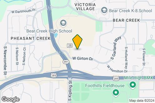 Map Image of the Property - Bear Valley Village Apartments