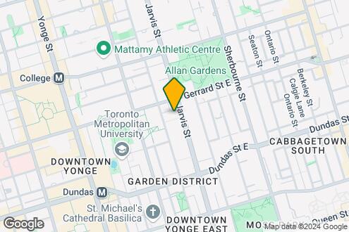 Map Image of the Property - 262 Jarvis St