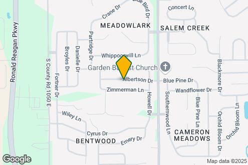 Map Image of the Property - 10845 Albertson Dr