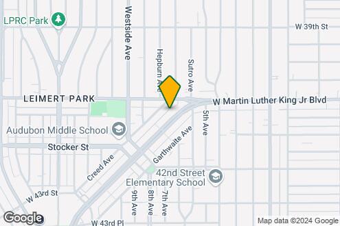 Map Image of the Property - 4101-4115 Leimert Blvd