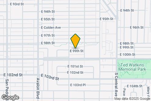 Map Image of the Property - 825 E 99th St