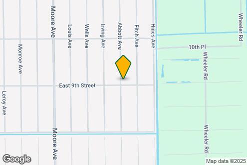 Map Image of the Property - 4401 East 9th Street